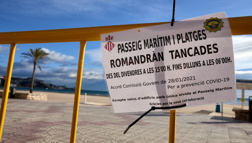 Beaches closed in Cullera