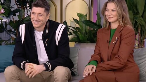 Robert Lewandowski i Anna Lewandowska