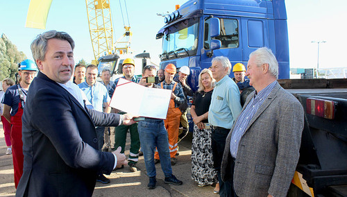 Odznaczenie Tadeusza Zinkela Odznaką Honorową „Zasłużony dla Transportu RP”