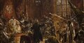 Hołd cara Wasyla Szujskiego przed Zygmuntem III Wazą w 1611 r. - obraz Jana Matejki (XIX w.)