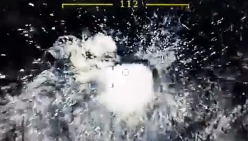 Ukraińcy niszczą rosyjski punkt dowodzenia