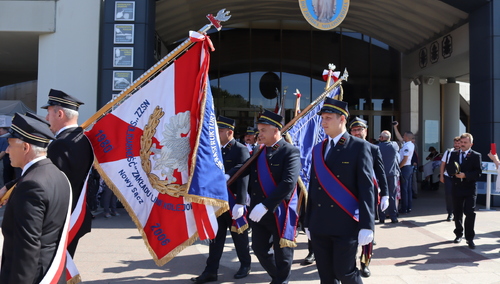 Kolejarscy związkowcy w Łagiewnikach