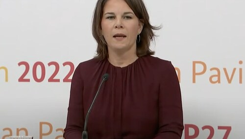 Annalena Baerbock podczas szczytu klimatycznego COP27