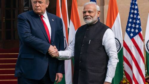 Prezydent Donald J. Trump i premier Indii Narendra Modi