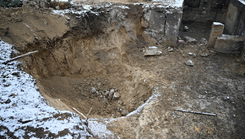 Przewodów. Miejsce uderzenia rakiety