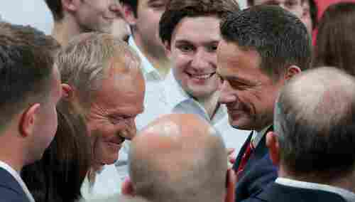 Donald Tusk i Rafał Trzaskowski