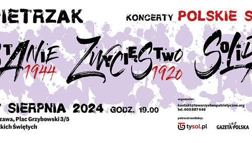 Plakat „Polskie sierpnie”