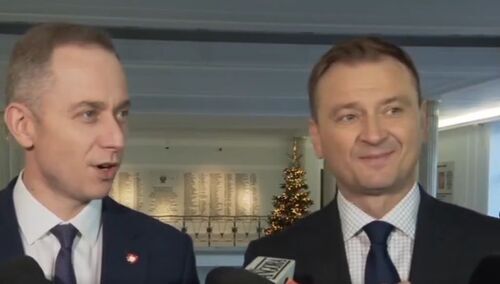 Sławomir Nitras i Cezary Tomczyk