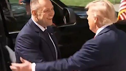 Karol Nawrocki, Donald Trump