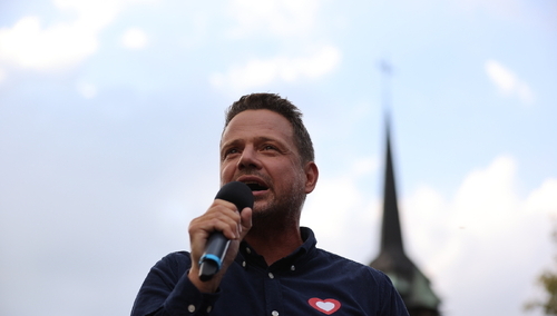 Rafał Trzaskowski w Skawinie