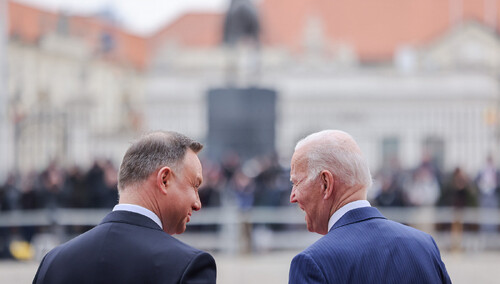 [WIDEO] Pałac Prezydencki: Oficjalne powitanie prezydenta USA Joe Bidena