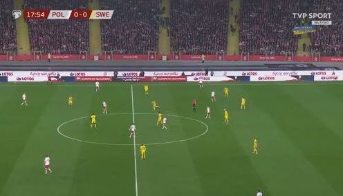 [wideo] Polska–Szwecja. Komentator: „Wzmaga się doping”. Kibice: „Ruska kur*a aeaeao!”