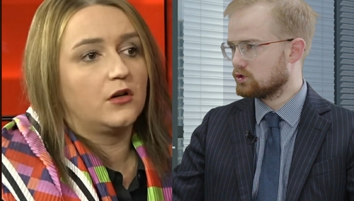 "O, to są ci z PiSu...". Olga Semeniuk i Piotr Patkowski zaczepiani w restauracji