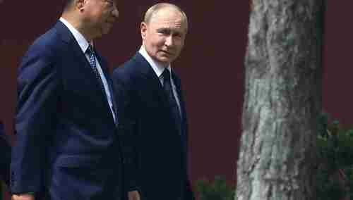 Xi Jinping i Władimir Putin  