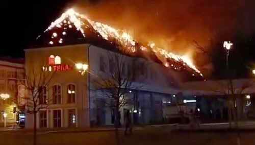 Pożar galerii "Tu i teraz"