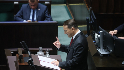 Radosław Sikorski wygłosił exposé w Sejmie