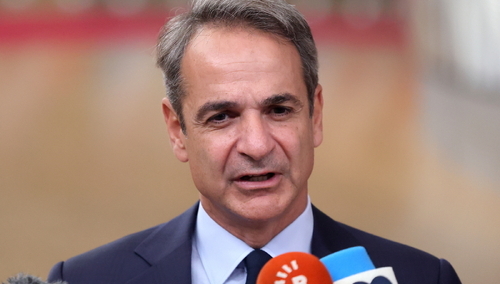 Premier Grecji Kyriakos Mitsotakis