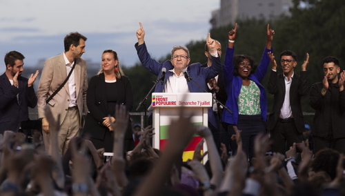 Lider francuskiej skrajnej lewicy, Jean-Luc Melenchon