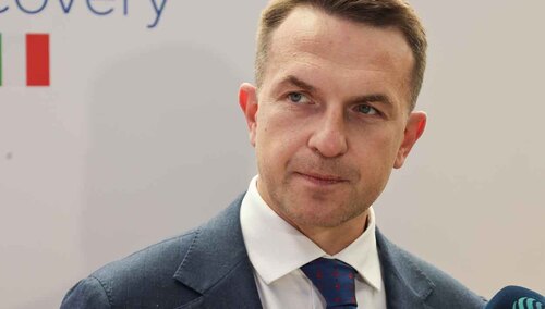 Rzecznik rządu Adam Szłapka