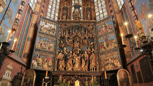 Ołtarz autorstwa Wita Stwosza w Krakowie
