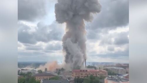 Eksplozja w podmoskiewskich zakładach