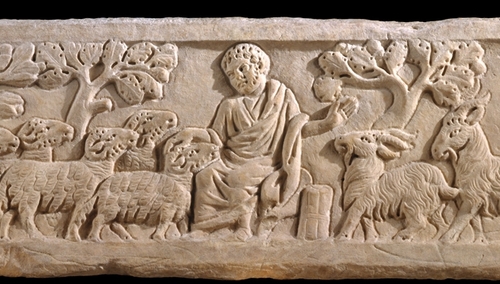 Sarkofag z Lid przedstawiający Sąd Ostateczny