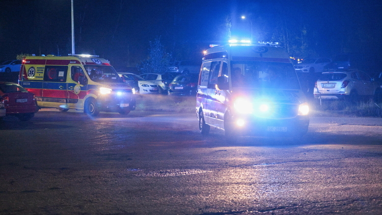 Karetki na terenie kopalni Mysłowice-Wesoła