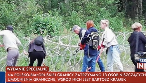 „Zamach na jednostkę sił zbrojnych RP”. Jest kolejne zawiadomienie do prokuratury ws. osób, które zniszczyły umocnienia graniczne