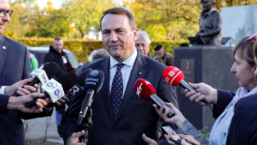 Minister Spraw Zagranicznych Radosław Sikorski