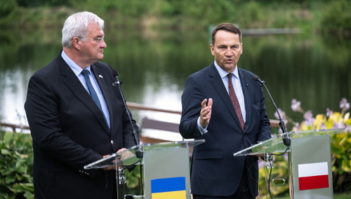 Andrij Sybiha, Radosław Sikorski
