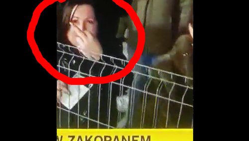 sytuacja podczas relacji TVN24 ze skoków narciarskich
