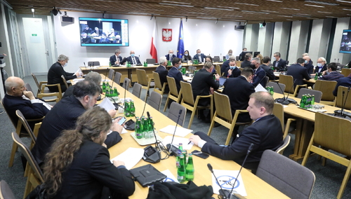 Warszawa, 11.01.2022. Posiedzenie sejmowej Komisji Zdrowia w Warszawie