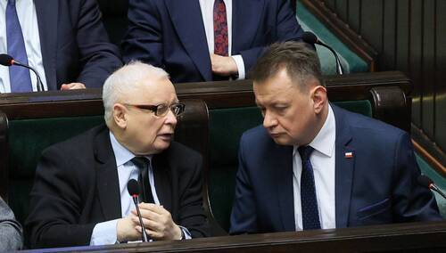 Jarosław Kaczyński i Mariusz Błaszczak