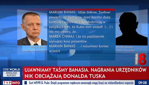 TVP Info ujawnia "taśmy Banasia"