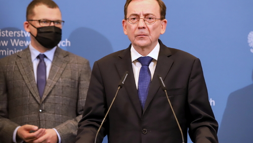 Szef MSWiA dementuje doniesienia RMF FM. „Nie było próby kontaktu”