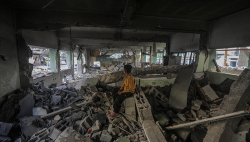 Gaza po izraelskich nalotach