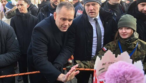 Prezydent Karol Nawrocki wśród uczestników Orszaku Trzech Króli w Warszawie