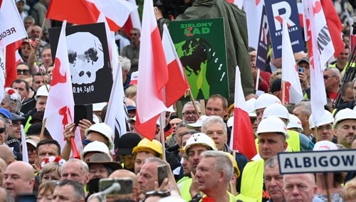 Wielka demonstracja Solidarności "Precz z Zielonym Ładem"