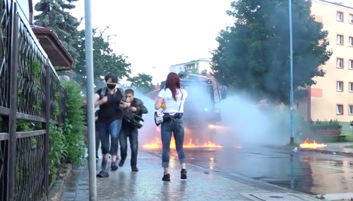 Szokujące nagrania z zamieszek w Lubinie. W ruch poszły nawet koktajle Mołotowa [WIDEO]