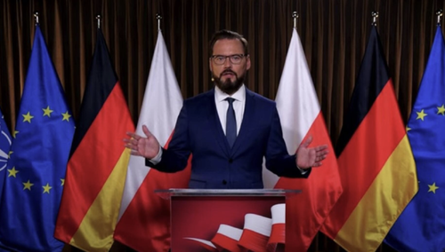 Krzysztof Stanowski, kandydat na prezydenta, weźmie udział w debacie TV Republiki w Warszawie , 14 kwietnia