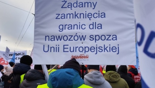Pikieta pracowników Zakładów Chemicznych "Police"