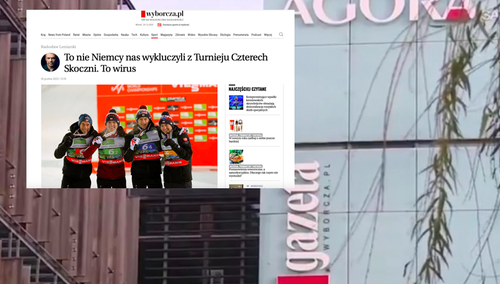 "To nie oni wykluczyli naszych skoczków". "Wyborcza" w obronie Niemców. Internauci nie mieli litości