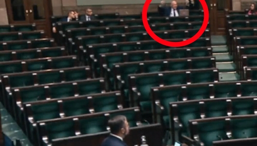 Zaskakująca sytuacja w Sejmie. „Był gol?” [WIDEO]