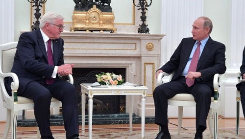 Frank-Walter Steinmeier, Władimir Putin