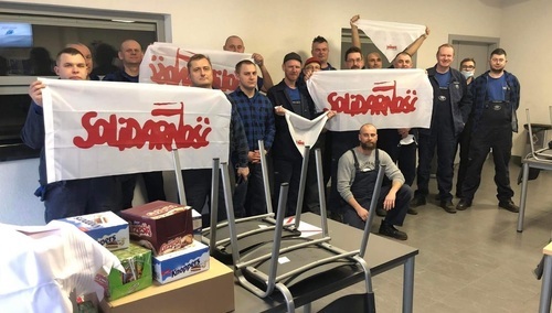 Strajk w Solarisie. Wielkopolska Solidarność wspiera pracowników w walce o godne płace