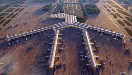 Wizualizacja Centralnego Portu Komunikacyjnego