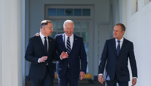 Wizyta prezydenta Dudy i premiera Tuska w Białym Domu