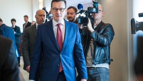 Premier Mateusz Morawiecki / Flickr.com/Kancelaria Premiera/Domena Publiczna/Fot. W. Kompała / KPRM