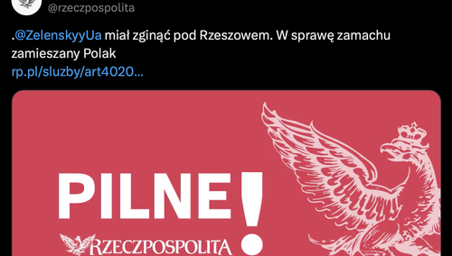 Szokujący tytuł „Rzeczpospolitej”