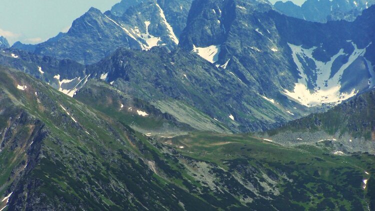 Tatry Wysokie - widok z Małołączniaka